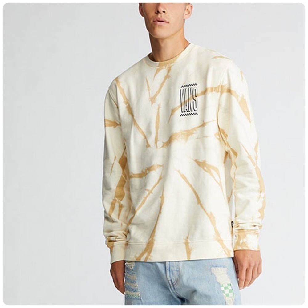 Vans Tall Type II Crew Neck Tie dye Sweatshirt M - Picture 3 of 9